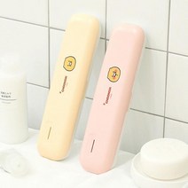 서원씨엔케이 춘식이 칫솔 살균기 미소 핑크 휴대용 칫솔살균기, 해당상품