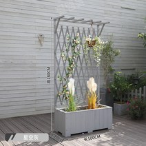 조경시설물 차폐목재휀스 방부목 단독주택 담장울타리, 100x30x180그레이