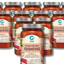 청정원 아라비아따 스파게티 소스 600g x 3개