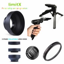 UV 필터 3 단계 렌즈 미니 삼각대 핸드 헬드 소니 FDR AXP55 FDR AX40 FDR AX53 FDR AX55 AX53 AX55 AXP55 AX40 캠코더|holder, 1개, 단일, 단일