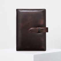 MATT 마뜨 [속지증정] 이니셜각인 40절 아도방 소가죽 투톤브라운 끼움형 다이어리(투톤브라운)D71516 만년다이어리 가죽다이어리, (투톤브라운)D71516 겉면/한글각인