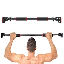 하우롱디자인 문틀철봉 2중안전장치 풀업바 안전 철봉, 블루 72~105cm