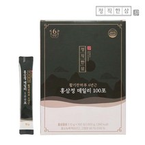 정직한삼 활기찬하루 6년근 홍삼정 데일리 100포, 10g