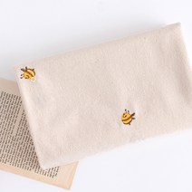 자수 20수 광목 꿀벌 2종, 내츄럴