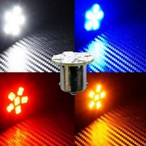 12V용 싱글전구 5730 12발 LED전구 화이트, 싱글_화이트LED