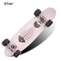 전동서핑보드 롱보드샵 27 인치 크루저 페니보드 피쉬 스케이트 보드 성인 남녀 스쿠터 롱보드 베어링 4 륜 스케이트보드, [04] as shown