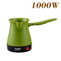 이브릭 커피 체즈베 터키식 터키 머신 1000W 여행 냄비 이탈리아 모카 뜨거운 우유 주전자 선물, 없음, 4.SF3524-Green - EU