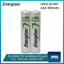 전동릴배터리 1-4pcs energizer aaa 1.2v 900mah ni-mh 용, 2개