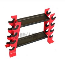 덤벨 아령 케틀벨 거치대 정리대 받침대 보관 홈트 집안 헬스장 랙 2단, 레드(보드), 5kg(포함)-10kg(포함)