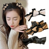 디어쇼룸 스캇 가죽 미니 포인트집게핀 c020 포인트핀 옆머리핀 가죽핀 미니 집게핀 여아 집게핀