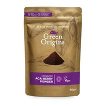 Green Origins 그린오리진 Acai Berry Powder Freeze-Dried 50g 아사이 베리 파우더(냉동 건조)
