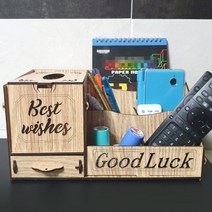 나무 무늬 목재 화장대 소품 정리 수납 보관함 화장품 미용 도구 책상 데스크 부엌 테이블 다용도 서랍 케이스 우드 디자인 휴지 조립식 수납함, 색상, 핑크