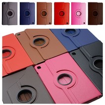 화웨이 미디어패드 T5 10.1 360도 회전 케이스 (엘지유플러스 AGS2-L09 AGS2-W09 모델 호환), 브라운