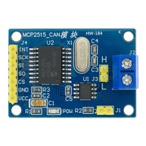 아두이노 키트 코딩 입문 교육 보드 점퍼선 MCP2515 CAN Bus Module TJA1050 receiver SPI For 51 arduino, 한개옵션0