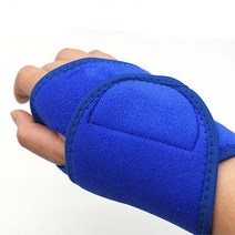 손목보호대 헬스스트랩 아대 반깁스 테니스 스포츠 산모 임산부 수험생 직장인 의료 블루