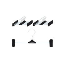 가쯔 집게바지걸이, 블랙, 15개