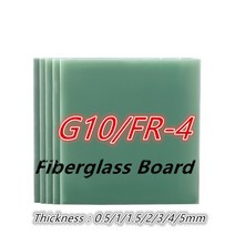 유리 섬유 글라스 화이바 그라스 1mm 2mm 3mm 4mm 5 mm 두께 fr-4, 0.5mm, 100mmx100mm 2개