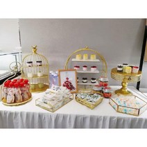 애프터눈티세트 플레이트 3단트레이 디저트, 11. 7종 세트(B)