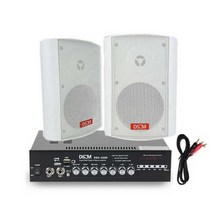 매장용 앰프 DSA-220D + 스피커 화이트 DS-520 200W 2p