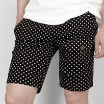 남자 카고 서클 도트 반바지 스판 여름 숏팬츠 바지 5부 남성 면 반바지