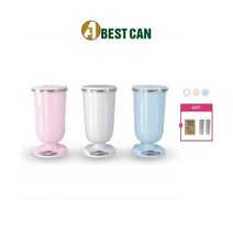 [스텐다드모델/기본밀폐형] [항균리필롤 총30개월분] 세계최초 발명특허 프리미엄 밀폐 인테리어 휴지통 베스트캔, 상세설명 참조, [베베모델/이중덮개형] B200AR2 P(핑크)