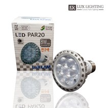 룩스램 LED 할로겐 PAR20 8W 스팟조명 집중형 파20, 15개입, 전구색