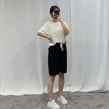 VANANA2 시원한 냉장고 마소재 5부 남녀공용 반바지