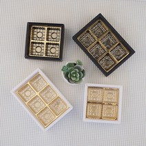 아이팩 초콜릿 상자 투명 박스 포장박스, 4구화이트, 10개