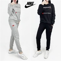 남여공용- 레드로고 엠보 나염 맨투맨 트레이닝복세트