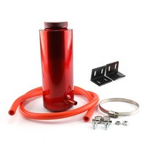 연료탱크 자동차 범용 알루미늄 오일 캐치 탱크 0.8l 냉각수 확장 탱크 냉각 캐치 병 800ml 오버플로 저수지, 빨간색