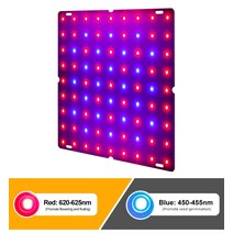 원예용품 모종 매트 LED 식물 빛 빨간색과 파란색 스펙트럼 양자 보드 즙이 많은 성장 채우기 실내 심기 영, 01 81  LEDS_03 UK