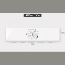 유치원 칠판용 화이트보드 시트지 500x123 벽부착시공 그림그리기 수학공부
