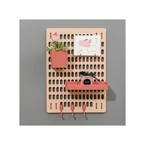 메블르 타공판 수납보드 풀세트 /타공보드 /벽선반 /인테리어, 핑크