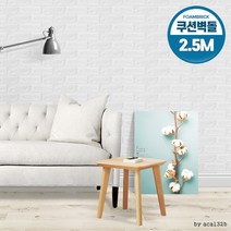 3D폼브릭 2.5M 폼블럭 시트지 쿠션벽돌 단열벽지 보온, 3D폼브릭 핑크 2.5M