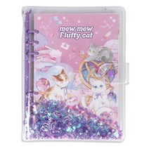 [마넷] 2023 6공다이어리 날짜형 털찐고양이(마법소녀) 보라 175*233mm 520g MN-DY092