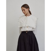 Mitte RUFFLE SAILOR COLLOR BLOUSE_WHITE