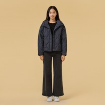 [JAJU/자주] 여 하이넥 리사이클 패딩 점퍼_그레이