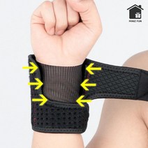 엄지 아대 손목보호대 손가락 팔목 밴드 부목 4종, 2.활동용 미드 손목보호대