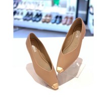 앙세르 슬림 금장찡 포인트토 플랫단화 ANS22CNK1368