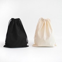 [울클럽]광목 파우치 (면 파우치), 러플 - 아이보리