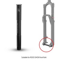 (호환) 15mm x 100mm 산악 자전거 프론트 허브 튜브 샤프트 락 쇼스 프론트 포크 자전거 포크 스루 액슬 레버 자전거 액세서리, [1] Black