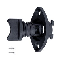 1 25mm 보트 드레인 플러그 나사 유형 액세서리 용품 몰딩 하드웨어 요트 카누 배관 용 블랙 선체, 한개옵션0