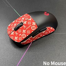 마우스&키보드 안티 슬립 마우스 그립 테이프 스케이트 핸드메이드 스티커 로지텍 G102/G304/MX 마스터 3/MX 3S/G502 용 미끄럼 방지 땀 흡수, [03] MX Master 3, [09] LV Magazine Red