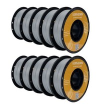 3D 프린터 필라멘트 1.75mm 10kg PETG 3D펜 PLA Filament 스팅3D, 10KG Silver