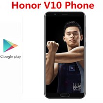 Honor-오리지널 V10 4G LTE 휴대 전화 20.0MP + 키린 970 지문 5.99 인치 2160x1080 6GB RAM 안드로이드 8, 09 6gb 128gb gold, 04 add EU Charger