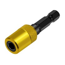 잔가지 구굴기 마그네틱 스크루 드라이버 비트 홀더 전기 공압 전동 공구 60mm 용 14 육각 생크 연장로드, 04 Yellow