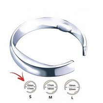 코골이방지 이갈이 anti snoring ring acupressure apnea 수면 보조기 stop snoring silver anti snoring ring fashion, 중간