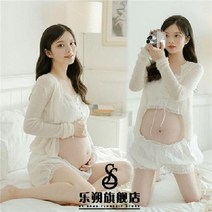 레이스 임부복 만삭촬영 주수 임부 원피스