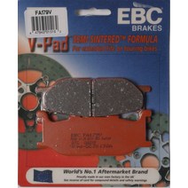 EBC Brakes FA179V 세미 소결 디스크 브레이크 패드 블랙 원 사이즈