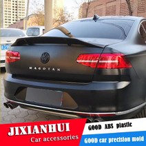 폭스바겐 파사트 스포일러 for passat b8 2017-2018 volkswagen passat b8 rk abs 리어, 검은색